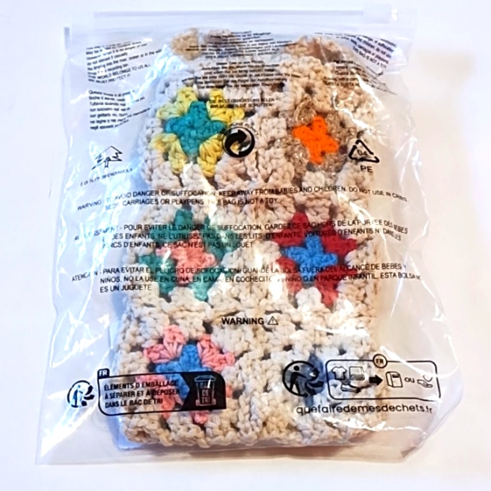 NWT Colorful Crochet Crossbody Bag - Picture 8 of 8